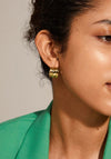 Pilgrim Dreams Wide Hoop Earrings, Gold