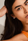 Pilgrim Tova Wide Hoop Earrings, Silver