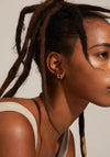 Pilgrim Tyra Chunky Mini Hoop Earrings, Silver