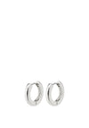 Pilgrim Tyra Chunky Hoop Earrings, Silver