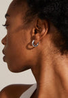 Pilgrim Tyra Chunky Hoop Earrings, Silver