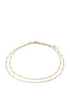Pilgrim Elka 2-in-1 Ankle Bracelet, Gold