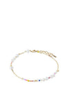 Pilgrim Ilsa Pearl Ankle Bracelet, Gold