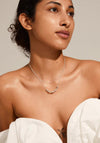 Pilgrim Dreams Double Chain Necklace, Silver