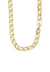 Pilgrim Hope Curb Chain Necklace, Gold