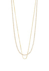 Pilgrim Mille Crystal 2 in 1 Necklace, Gold