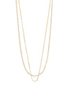 Pilgrim Mille Crystal 2 in 1 Necklace, Gold