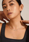 Pilgrim Mille Crystal 2 in 1 Necklace, Silver