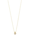 Pilgrim Tina Recycled Crystal Drop Necklace, Gold