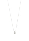 Pilgrim Tina Recycled Crystal Drop Necklace, Silver