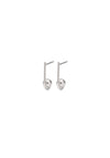 Pilgrim Poe Collection Sphere Stud Earrings, Silver