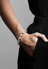 Pilgrim Horizon Twisted Rope Bracelet, Silver