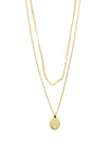 Pilgrim Julietta Crystal Coin 2-in1 Necklace, Gold