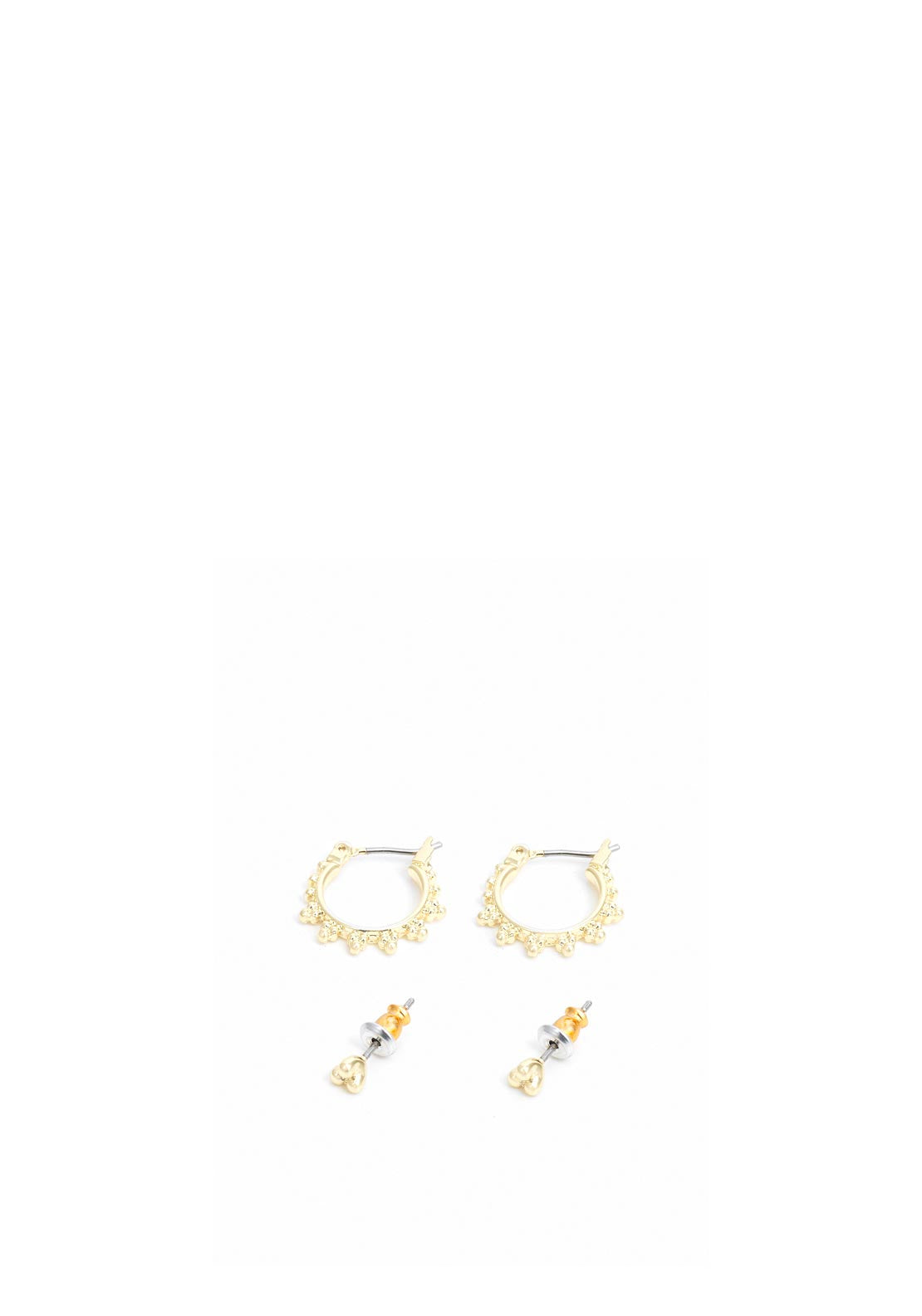 Pilgrim Kate Stud & Hoop Set, Gold