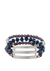 Pilgrim Substance Bracelet, Blue & Purple