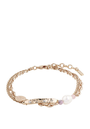 Pilgrim Posey Semi-Precious Stone Bracelet, Rose Gold