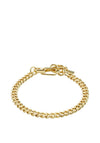 Pilgrim Hopeful Curb Chain Bracelet, Gold