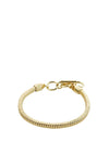 Pilgrim Ecstatic Square Snake Chain Bracelet, Gold