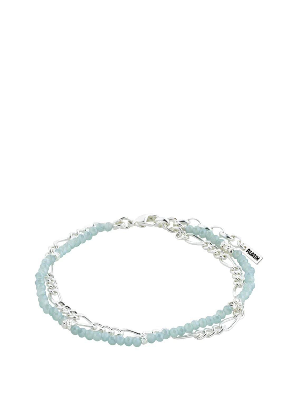 Pilgrim Thankful 2-in-1 Bracelet, Silver & Grey