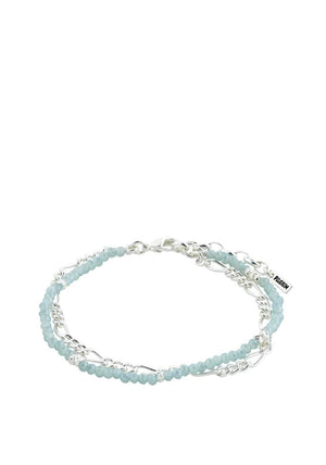 Pilgrim Thankful 2-in-1 Bracelet, Silver & Grey