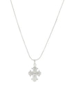 Pilgrim Dagmar Cross Pendant Necklace, Silver