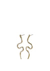 Pilgrim Dagny Serpent Earrings, Gold