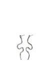 Pilgrim Dagny Serpent Earrings, Silver