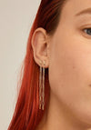 Pilgrim Thilde Long Chain Earrings, Gold