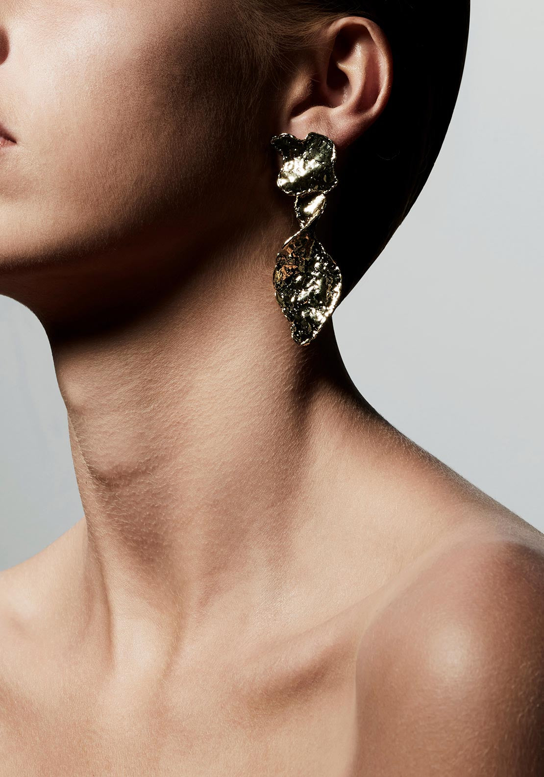 Pilgrim Compass Decorative Earrings, Gold
