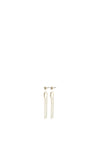 Pilgrim Rebecca Crystal Stud & Semi Hoop Set, Gold