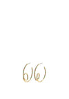 Pilgrim Cherished Gold-Plated Hoop Earrings, Multi