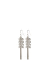 Pilgrim Karla Arrow Links and Chains Hook Earrings, Silver