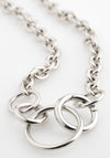 Pilgrim Heritage Large Link Necklace, Silver