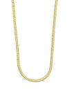 Pilgrim Ecstatic Square Snake Chain Necklace, Gold