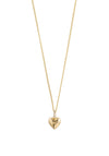 Pilgrim Sophia Heart Charm Necklace, Gold