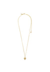 Pilgrim Sophia Heart Charm Necklace, Gold
