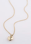 Pilgrim Sophia Heart Charm Necklace, Gold