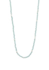 Pilgrim Thankful Beaded Necklace, Silver & Grey