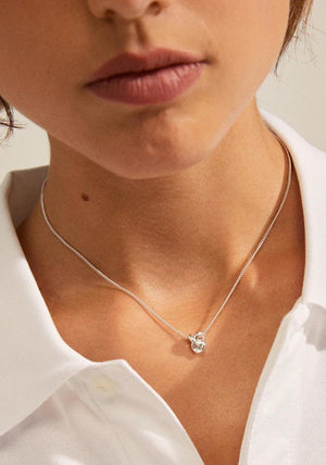 Pilgrim Ecstatic Pendant Necklace, Silver
