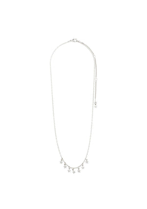 Pilgrim Regina Star Charm Necklace, Silver