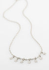 Pilgrim Regina Star Charm Necklace, Silver