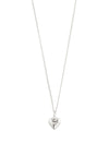 Pilgrim Sophia Heart Charm Necklace, Silver