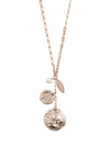 Pilgrim Posey Charmed Necklace, Rose Gold