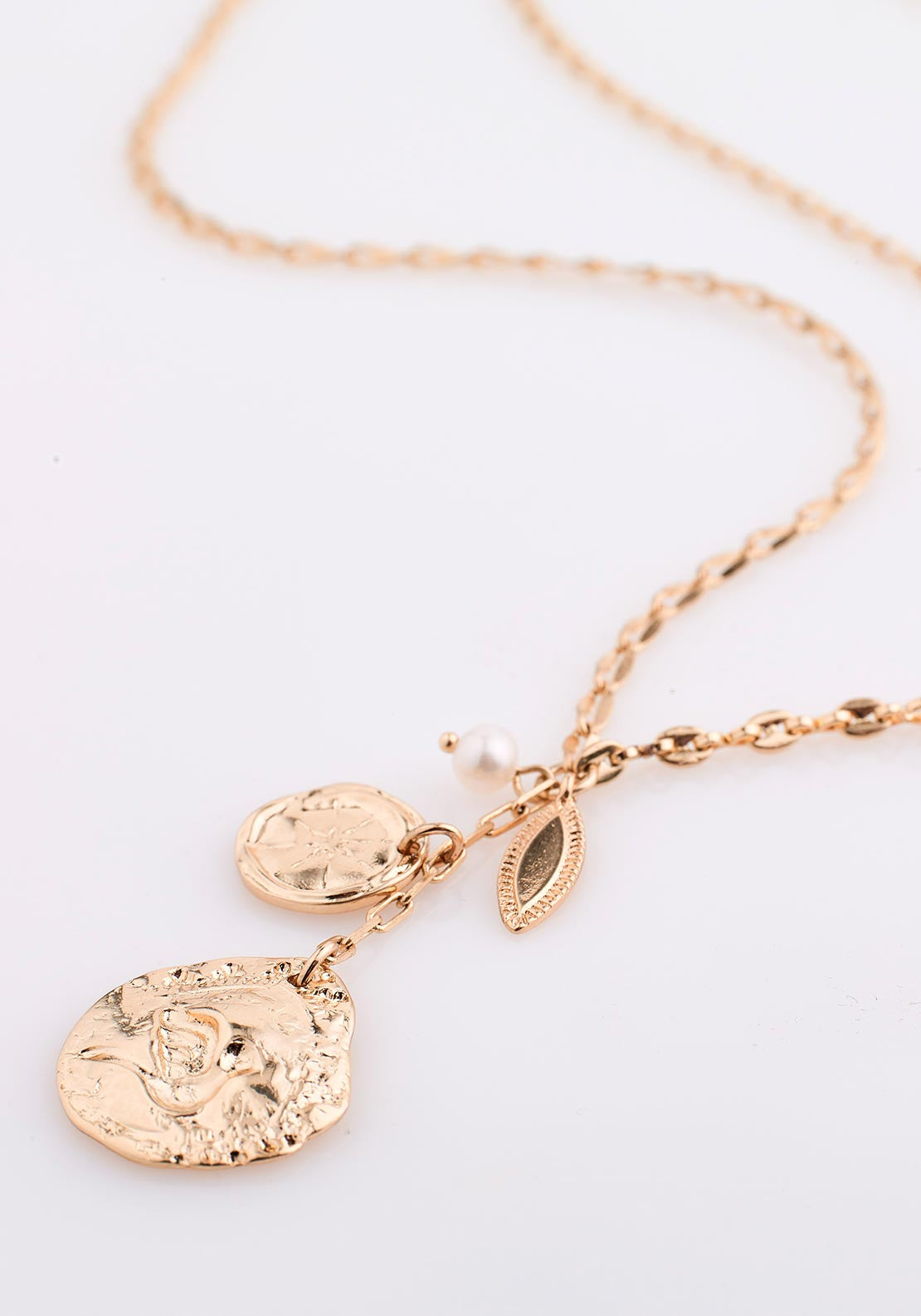 Pilgrim Posey Charmed Necklace, Rose Gold