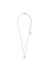 Pilgrim Tessa Crystal Ring Necklace, Rose Gold