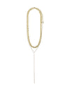 Pilgrim Radiance Chain Link Necklace, Gold