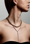 Pilgrim Radiance Chain Link Necklace, Gold