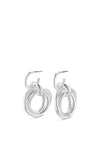 Pilgrim Skuld Linking Rings Earrings, Silver