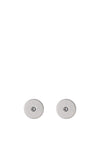 Pilgrim Bella Disc Earrings, Silver