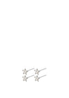 Pilgrim Regina Set of 2 Star Stud Earrings, Silver